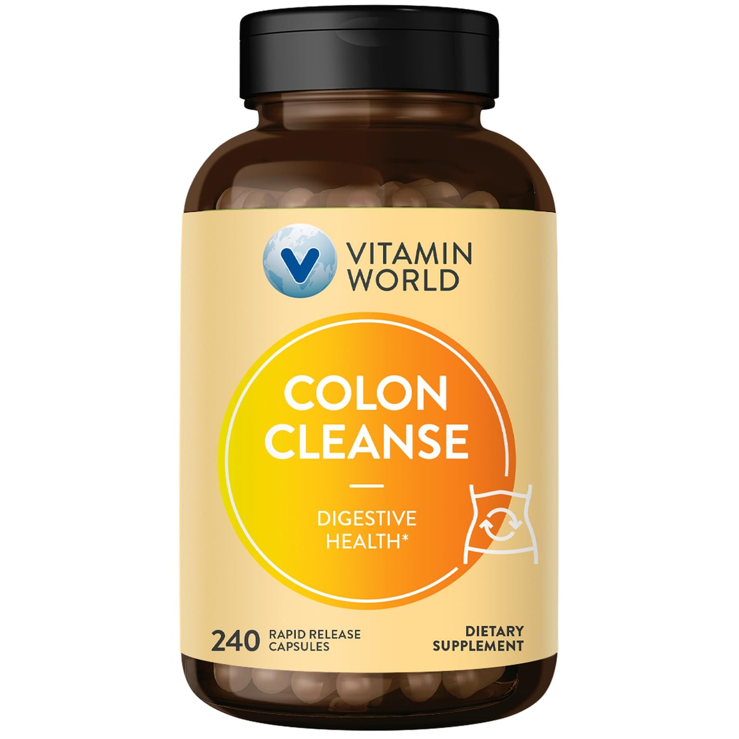 Vitamin World Colon Cleanse Capsules, 240 Count