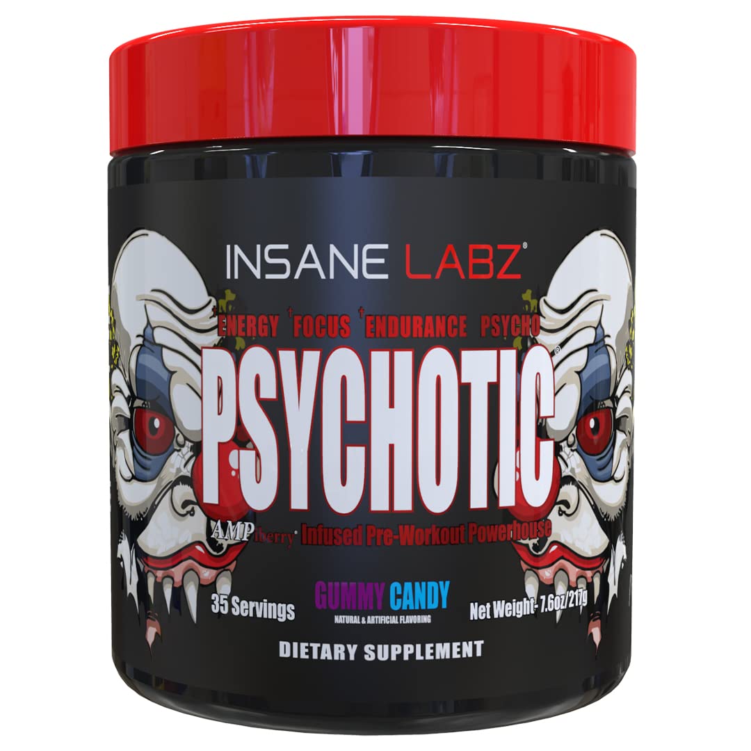 Insane Labz Psychotic Pre Workout Powder 7.6
