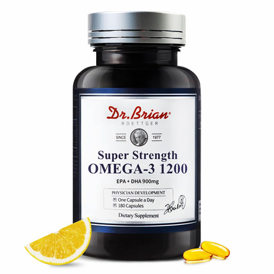 DR.BRIAN ROETTGER Odorless Fish Oil Omega-3 Softgels, 180 Softgels