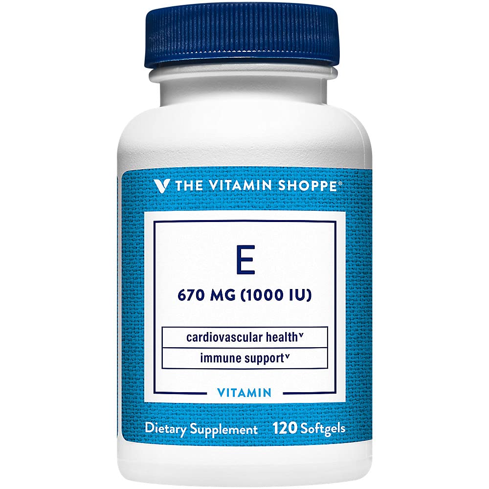 The Vitamin Shoppe Vitamin E 1,000IU Softgels 120