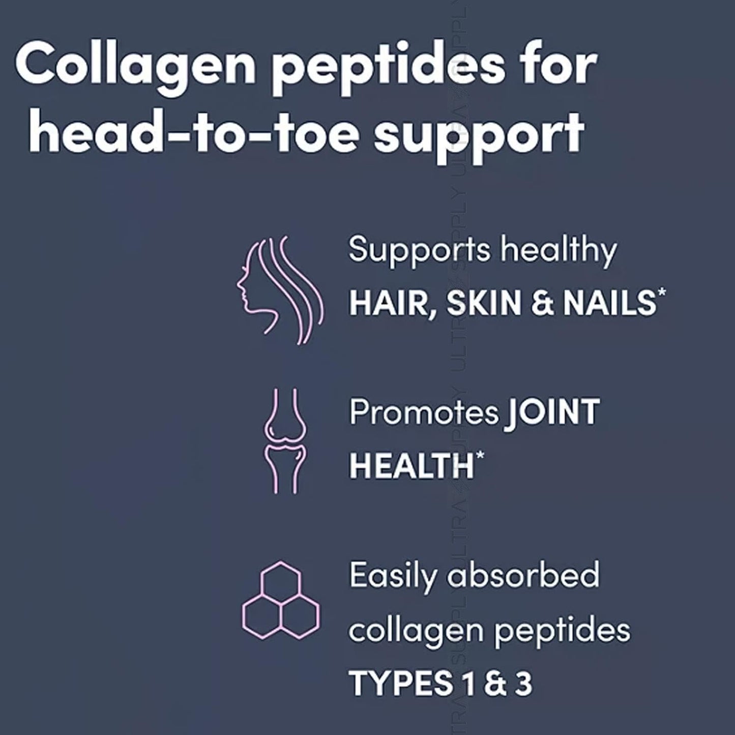 Generic Super-Collagen + Vitamin C & Biotin Tablet, 1 Count