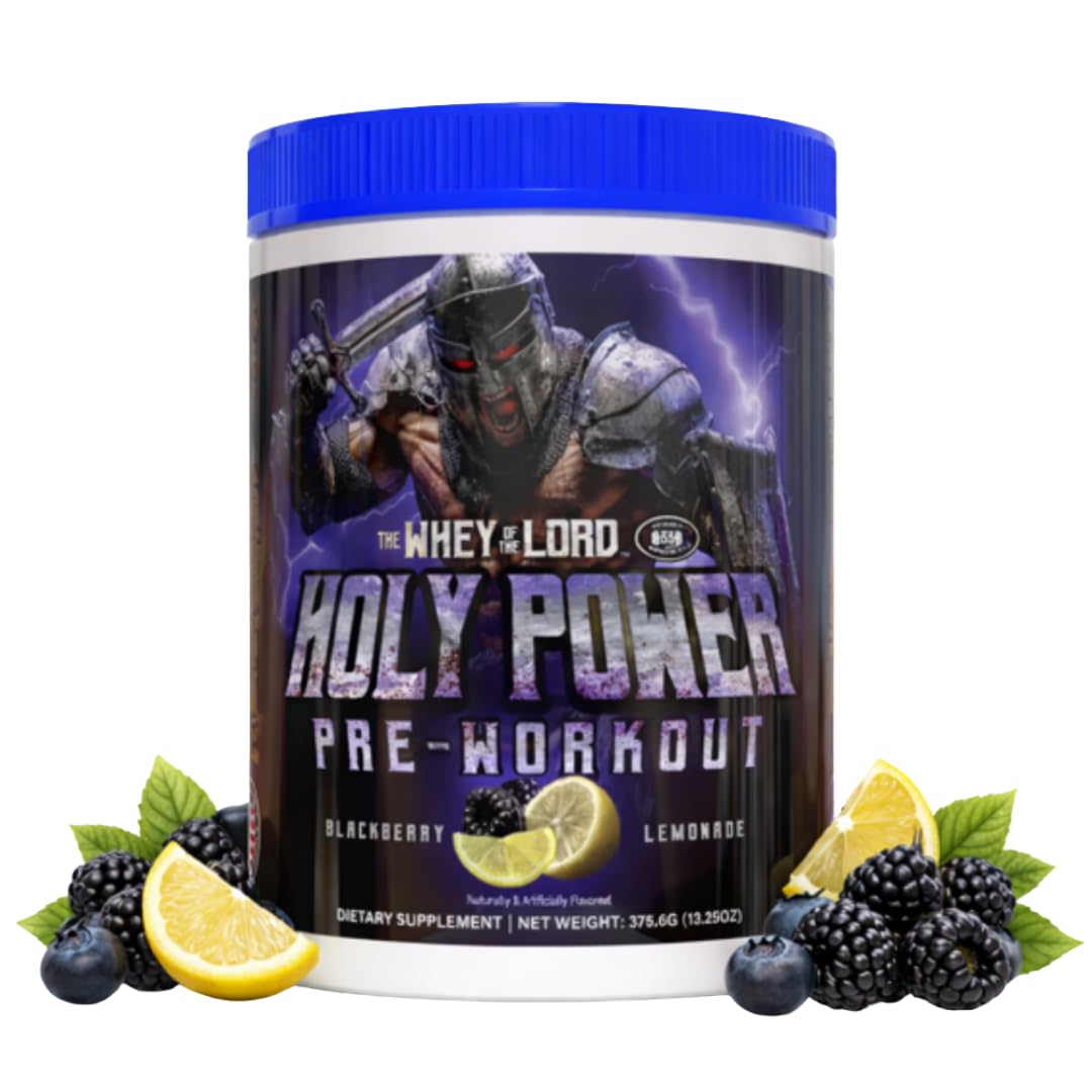 The Whey of The Lord Holy Power Preworkout Powder Supplement, 13.25 Ounces