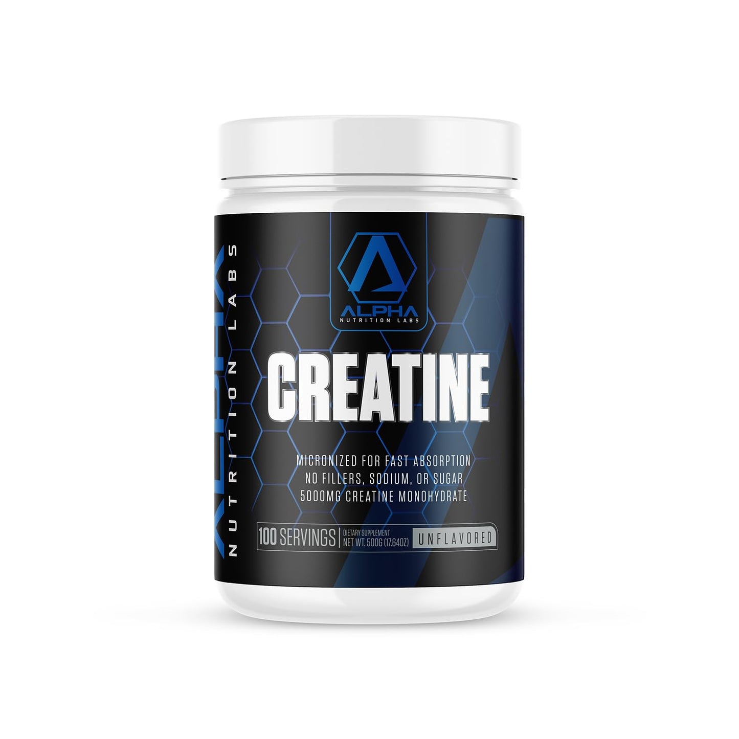 Alpha Nutrition Labs Micronized Creatine Powder 17.64 oz