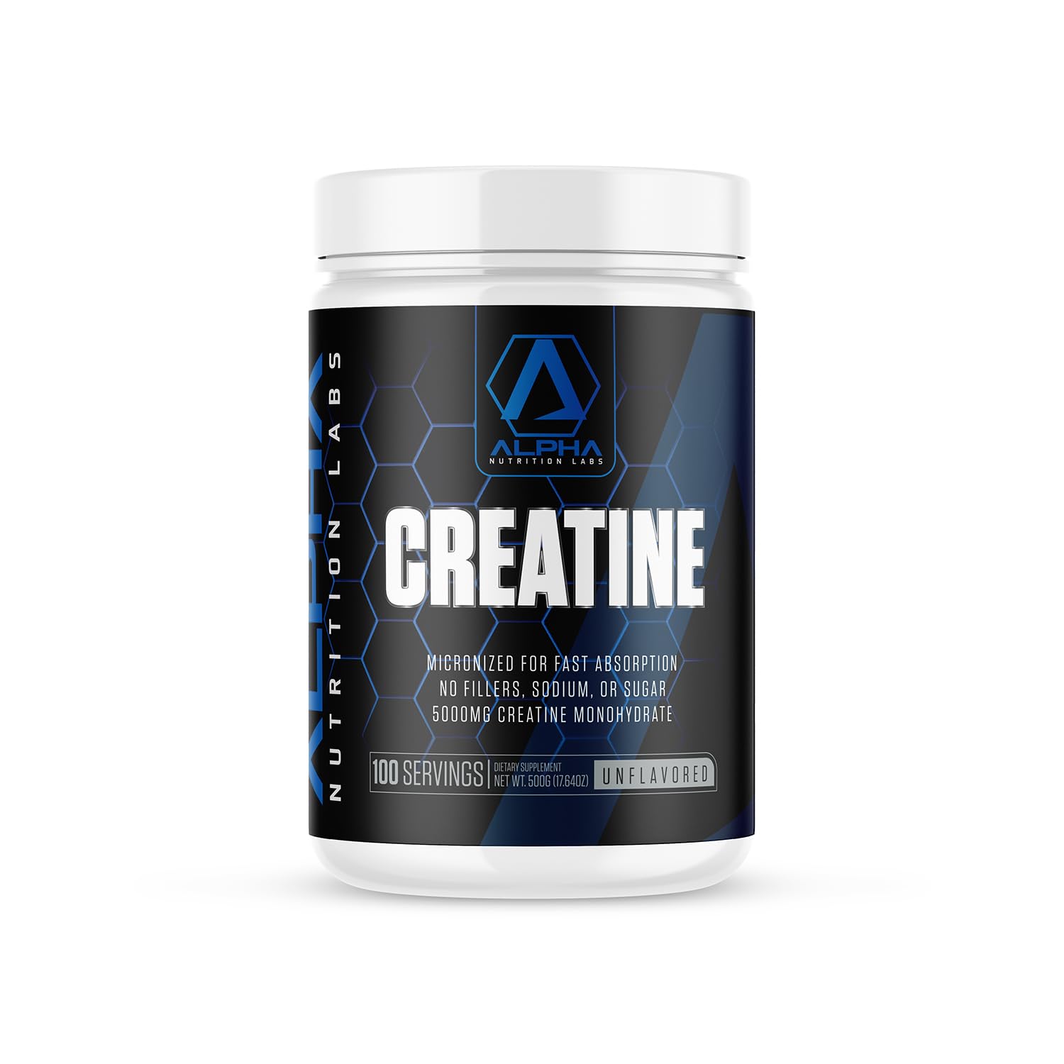Alpha Nutrition Labs Micronized Creatine Powder 17.64 oz