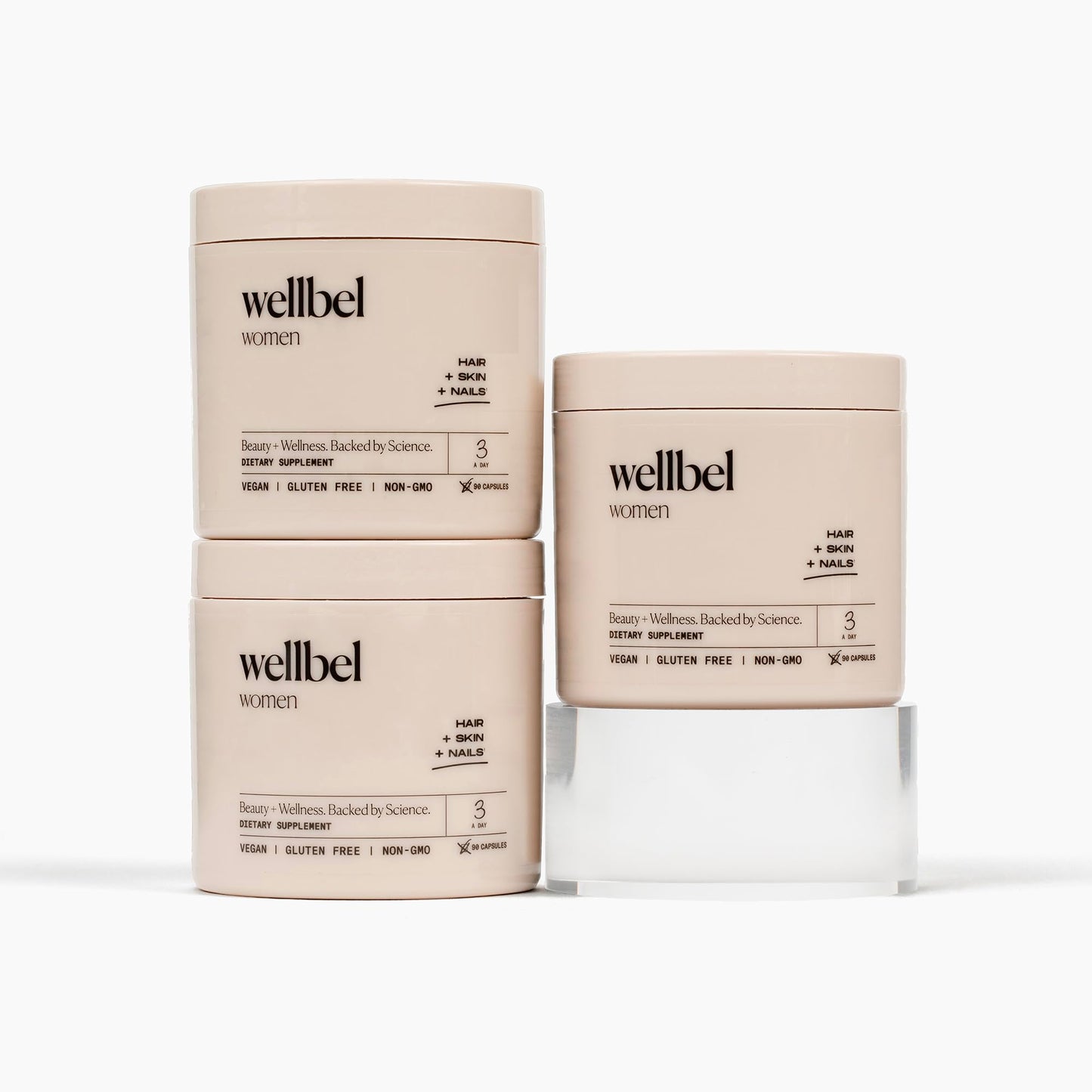 WELLBEL Women Clean Supplement for Hair, Skin, and Nails 270 Capsules