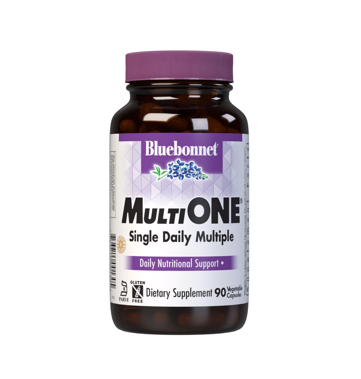 BlueBonnet Multi One (with Iron) Vegetable Capsules, 90 Count