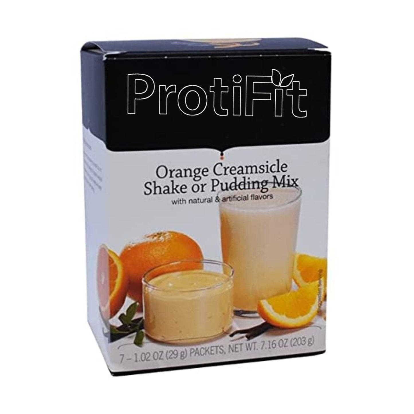 Nutmeg State Nutrition Proti Fit Bariatrix Nutrition Orange Creamsicle Shake or Pudding Mix Powder, 7 Packets