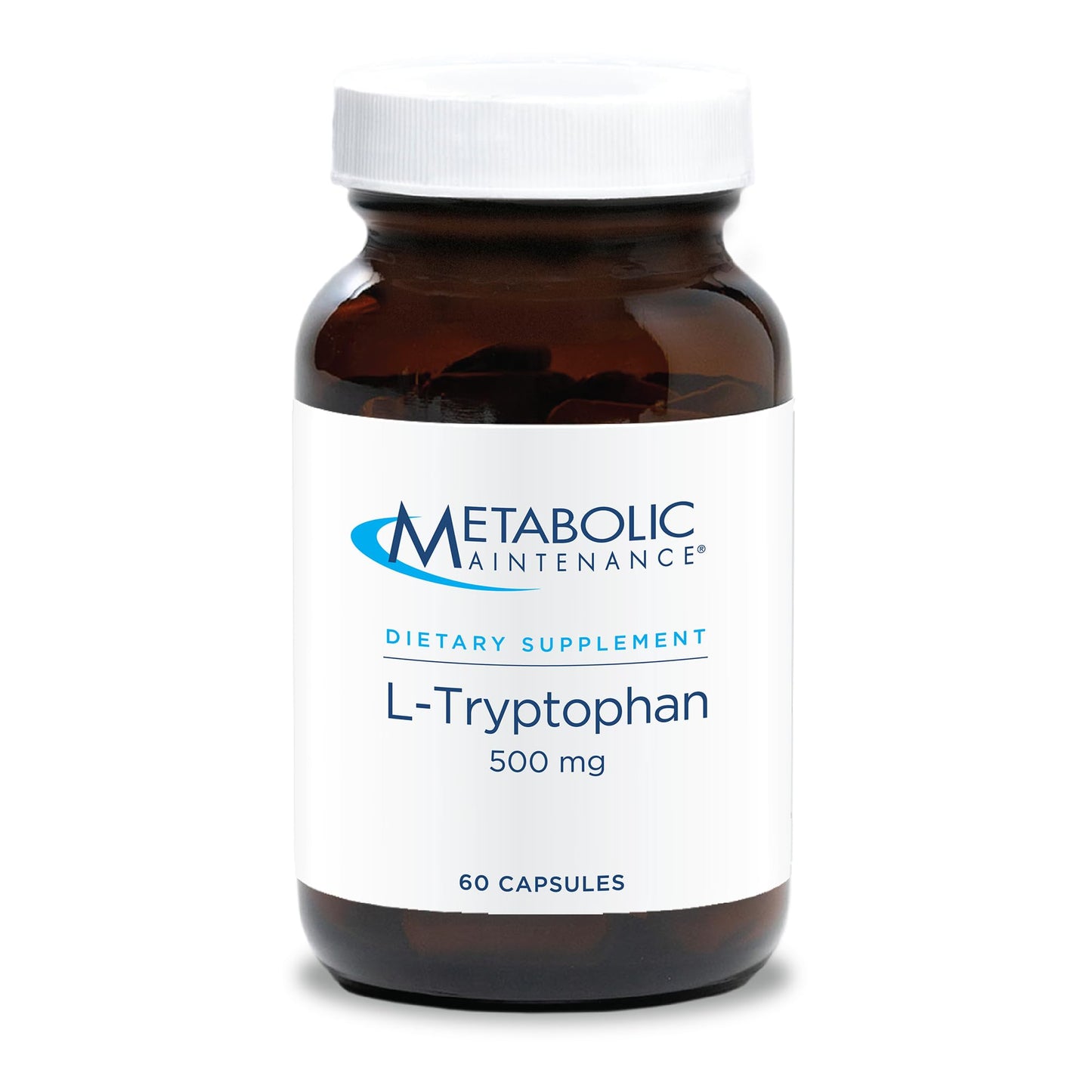 Metabolic Maintenance L-Tryptophan 500 mg Capsules, 60 Count