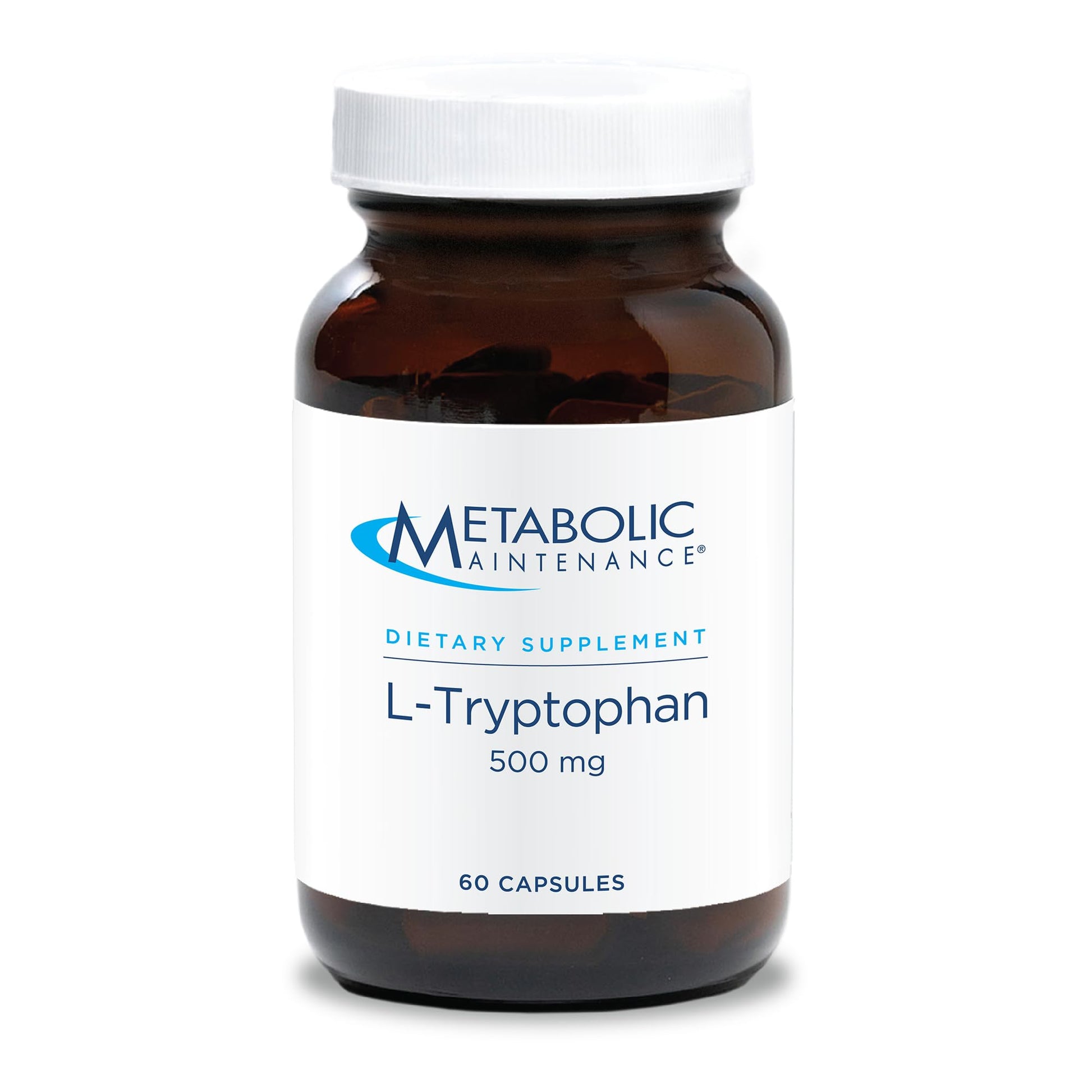 Metabolic Maintenance L-Tryptophan 500 mg Capsules, 60 Count
