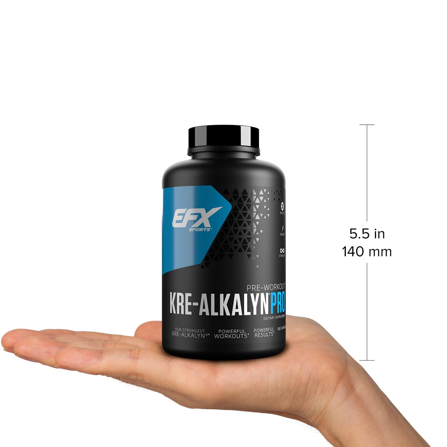 EFX Sports Kre-Alkalyn Pro Capsules 180 Count