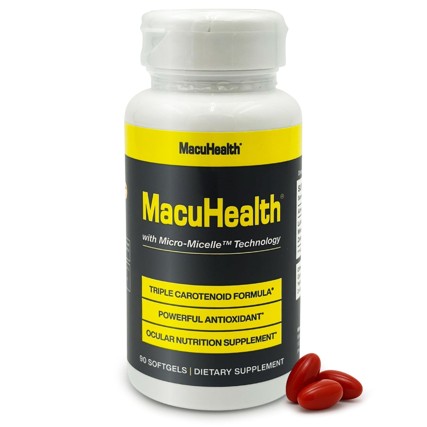 Macuhealth Triple Carotenoid Formula Softgels 90