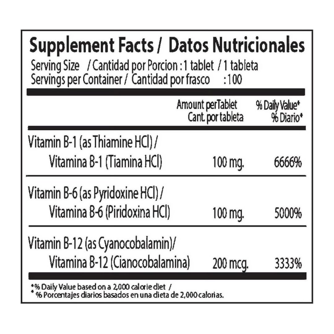 Neurobion High Potency Classic Formula 100 Tablets