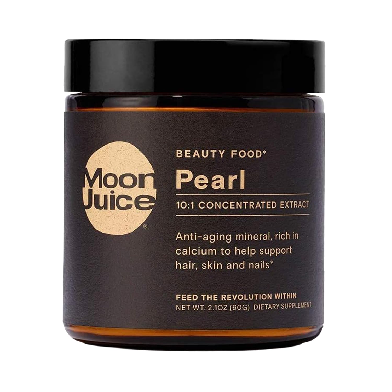 Moon Juice Pearl Powder Supplement Collagen Support for Hair, Skin & Nails Powder 2.1 oz