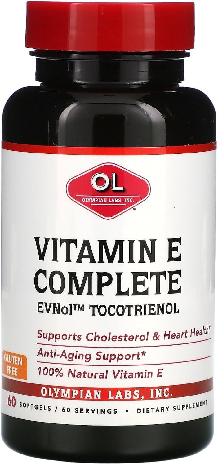 Olympian Labs Vitamin E Complete Tocomin Softgels 60