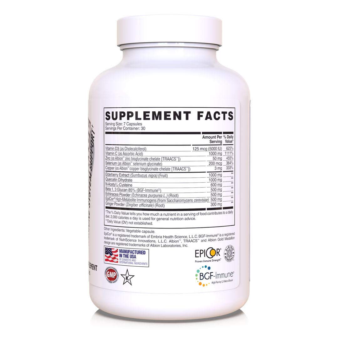 Apollon Nutrition Resistance Premium Immune System Support, 210 Capsules