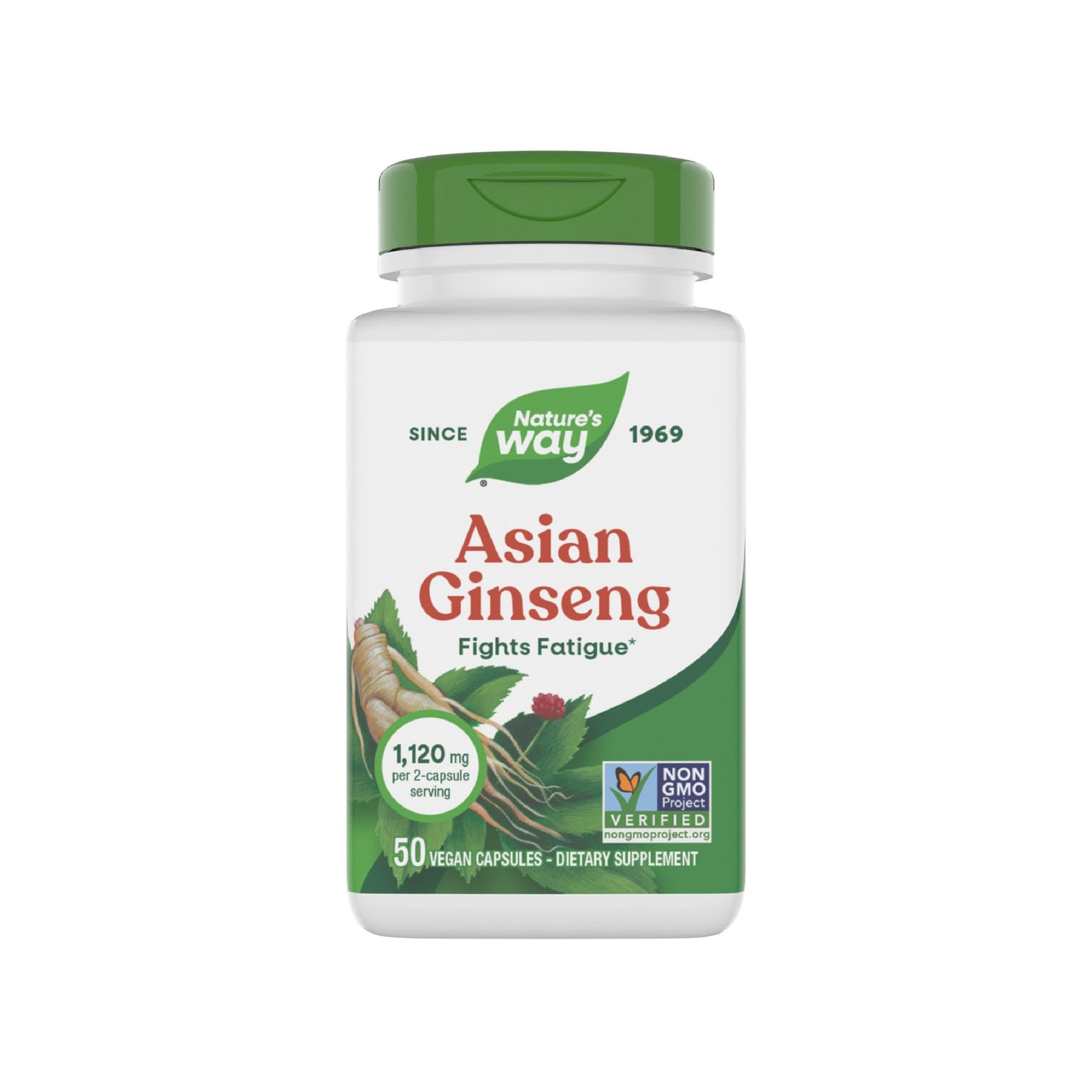Nature's Way Asian Ginseng Capsule 50 Capsules