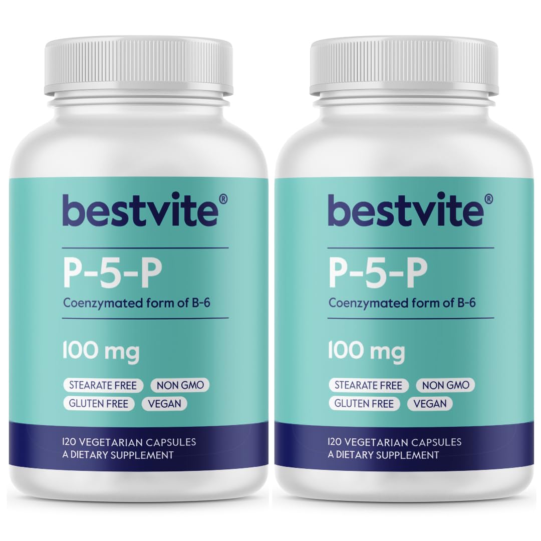 BESTVITE P-5-P 100mg Capsules, 240 Count