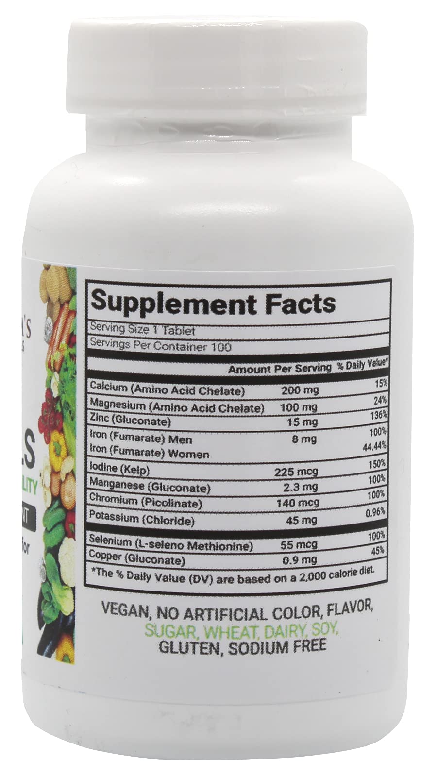 Peter's Choice Major Minerals Tablets, 100 Count