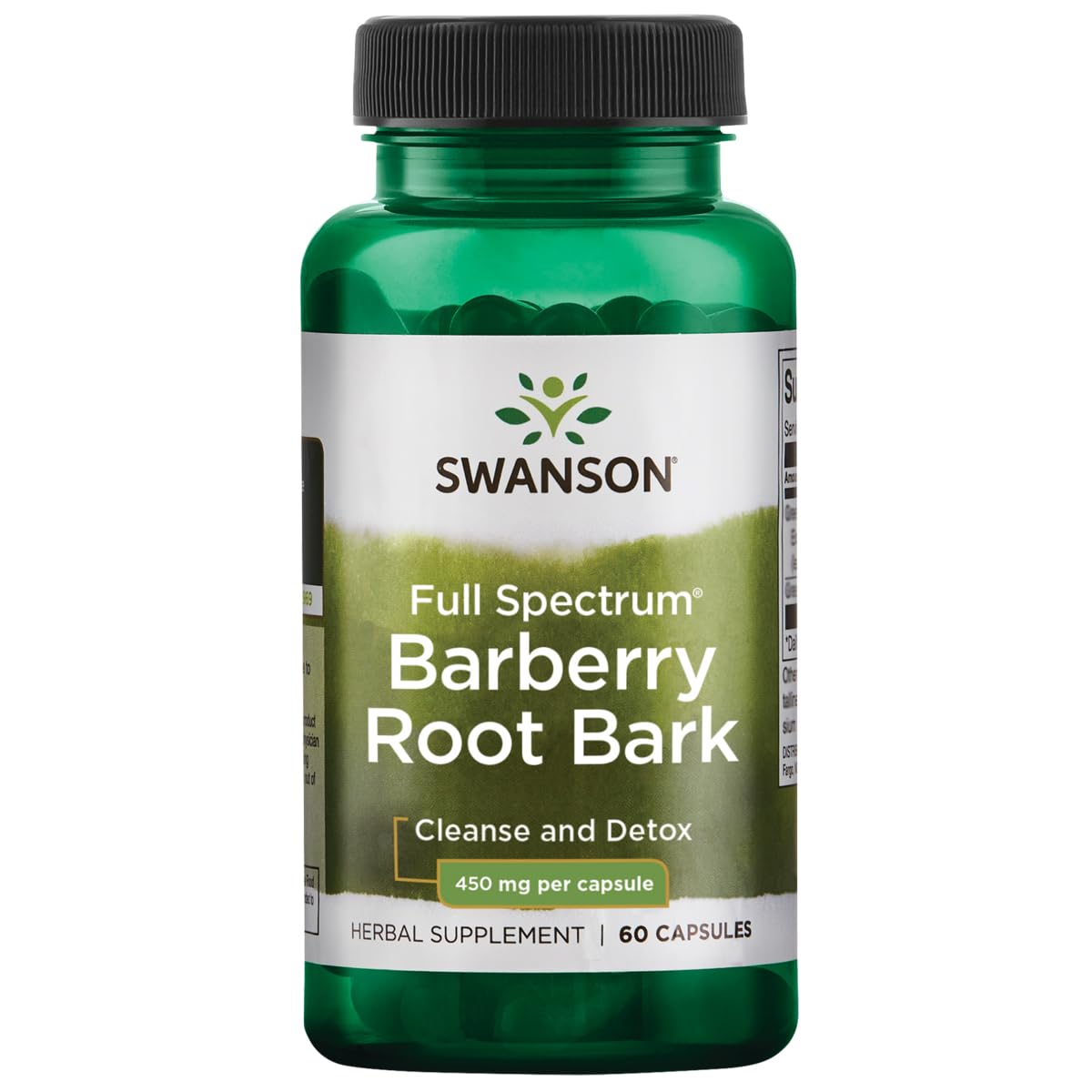 Swanson Full Spectrum Barberry Root Bark 450mg Capsules, 60 Count