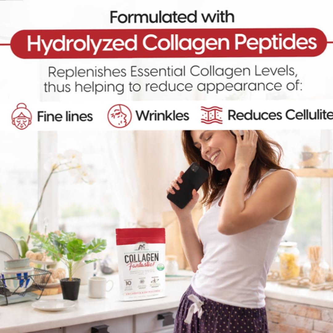 Fantastic Nutrition Collagen Peptides Unflavored Powder 90 Servings