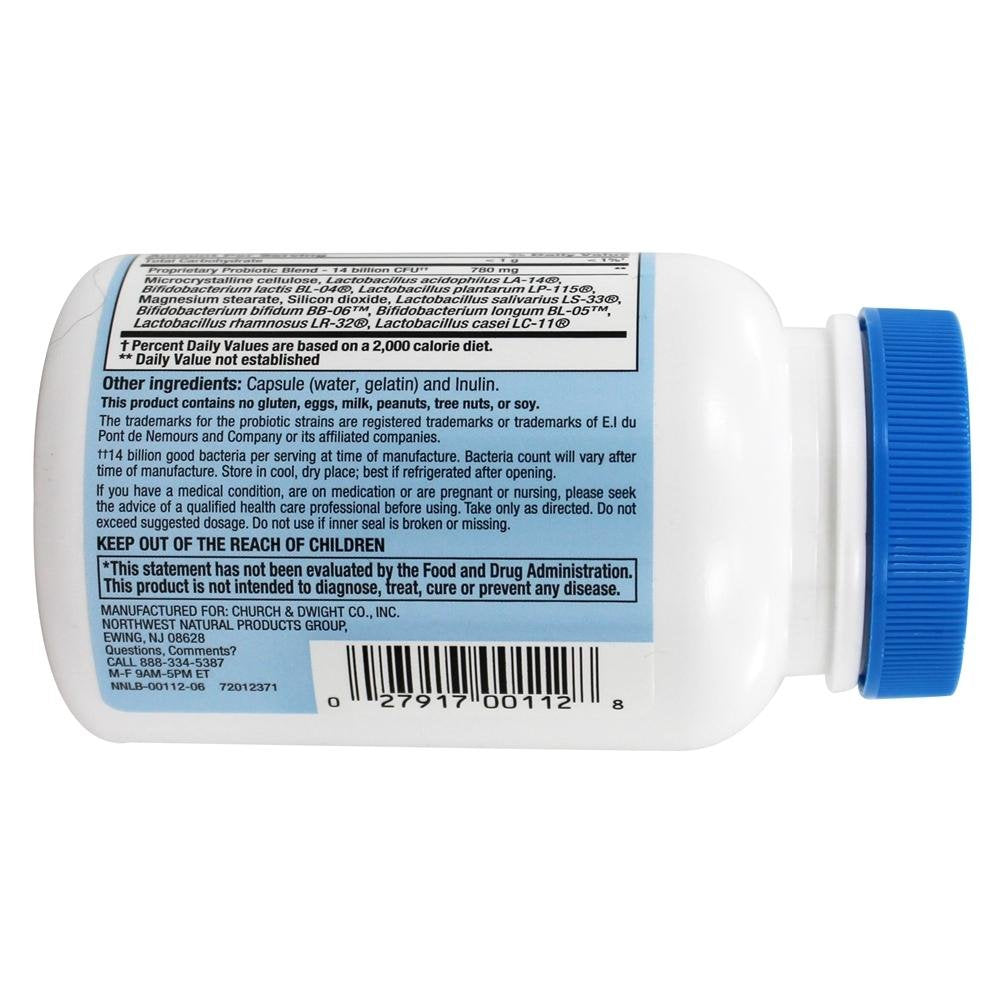 Nutrition Now PB 8 Pro-Biotic Acidophilus Capsules Pack of 2