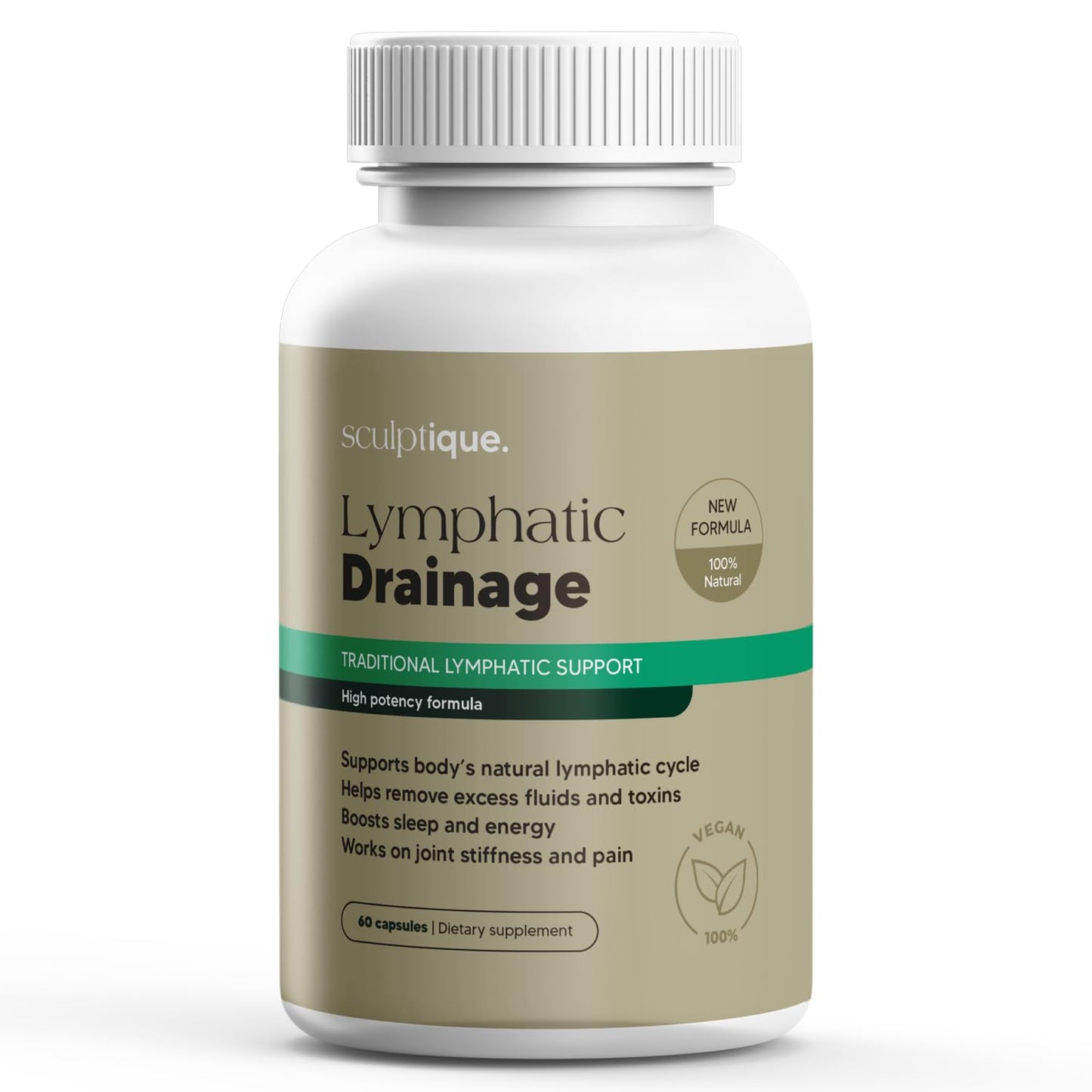 Sculptique Lymphatic Drainage Supplement Capsules 60 Count