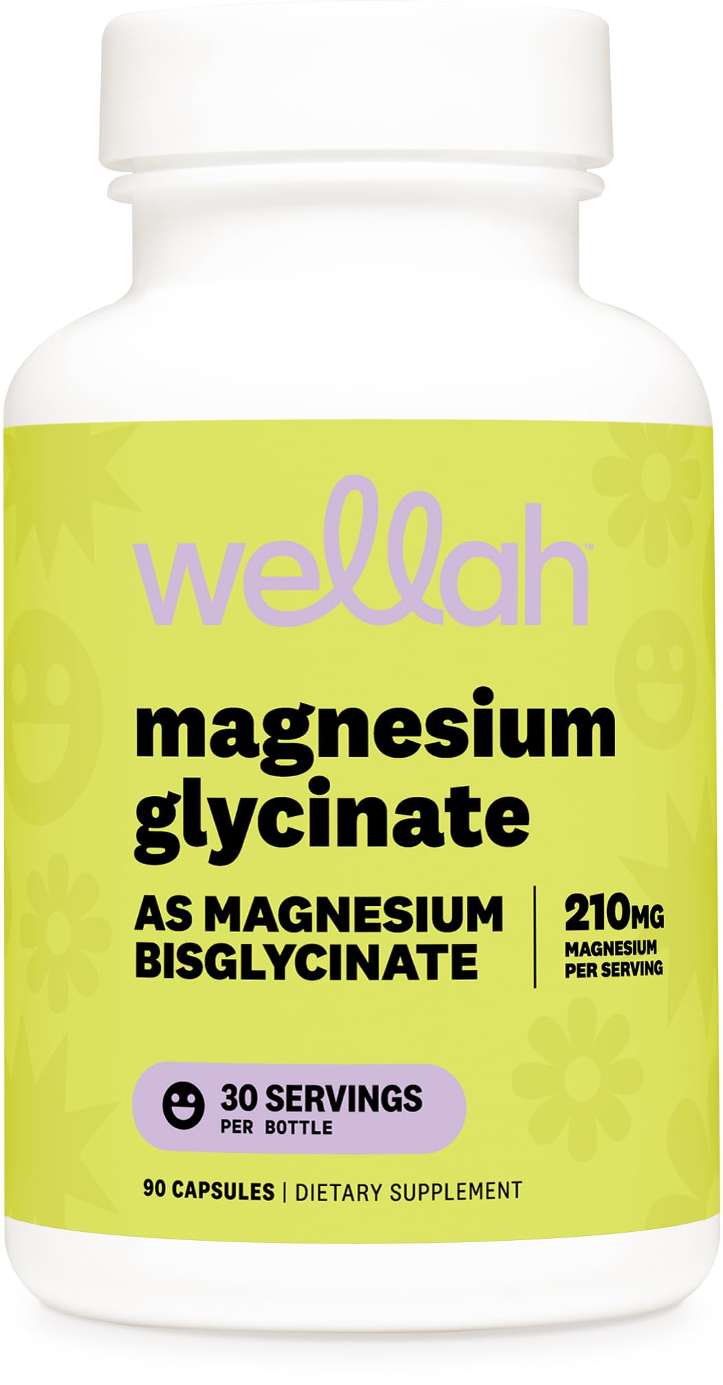 Wellah Magnesium Glycinate (210mg) 90 Capsules