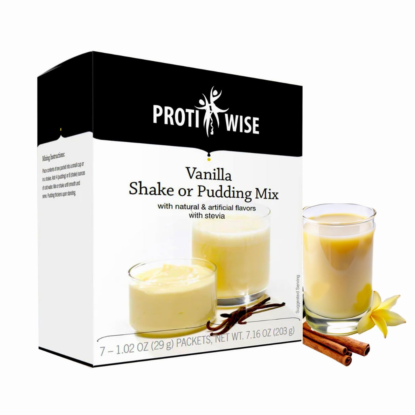 ProtiWise High Protein Shake & Pudding Mix Powder 7-Pack