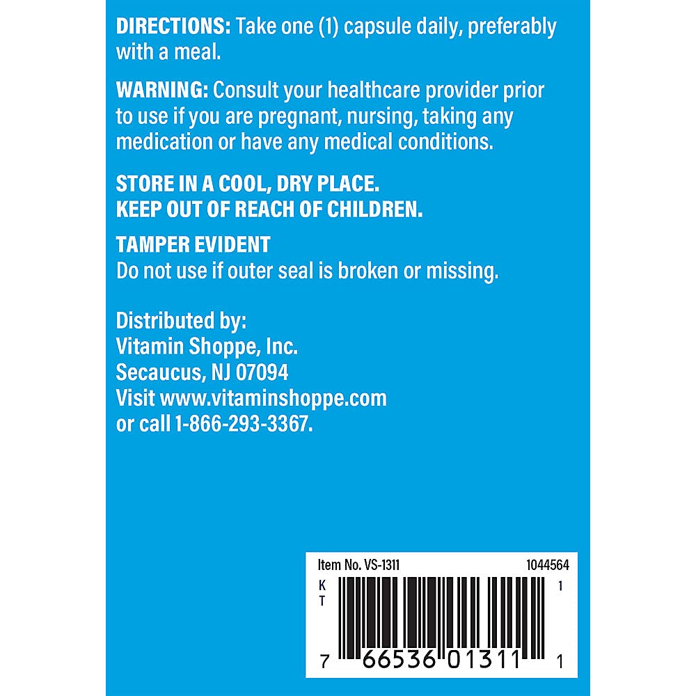 The Vitamin Shoppe No-Flush Niacin 500mg Inositol Hexanicotinate, 300 Capsules