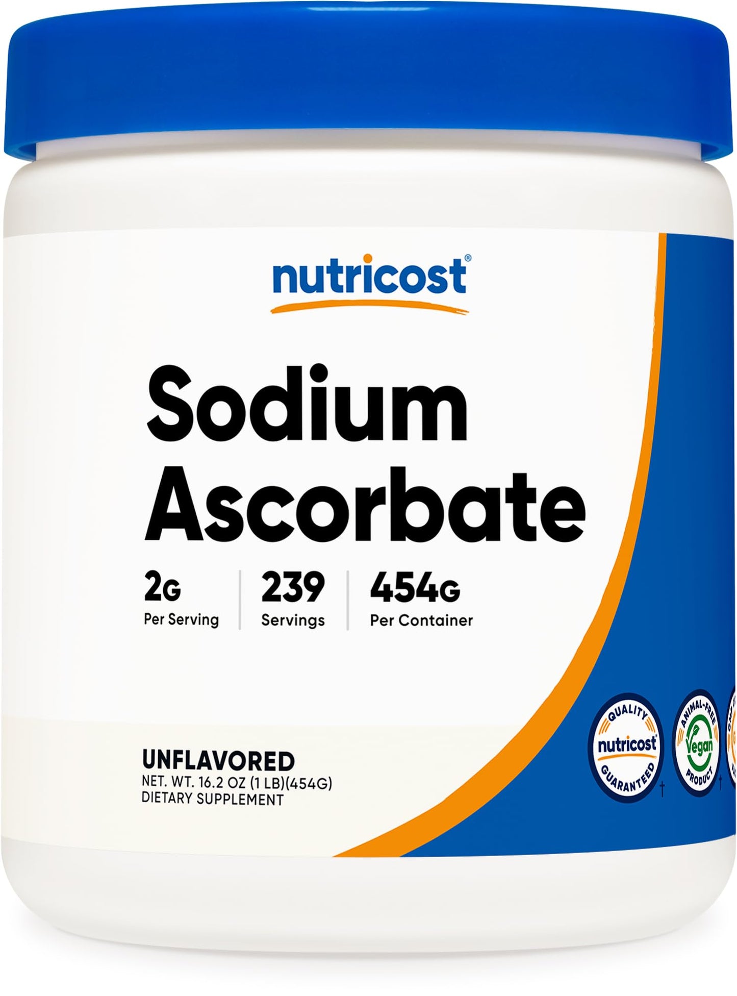 Nutricost Sodium Ascorbate Powder 16.2 Ounce