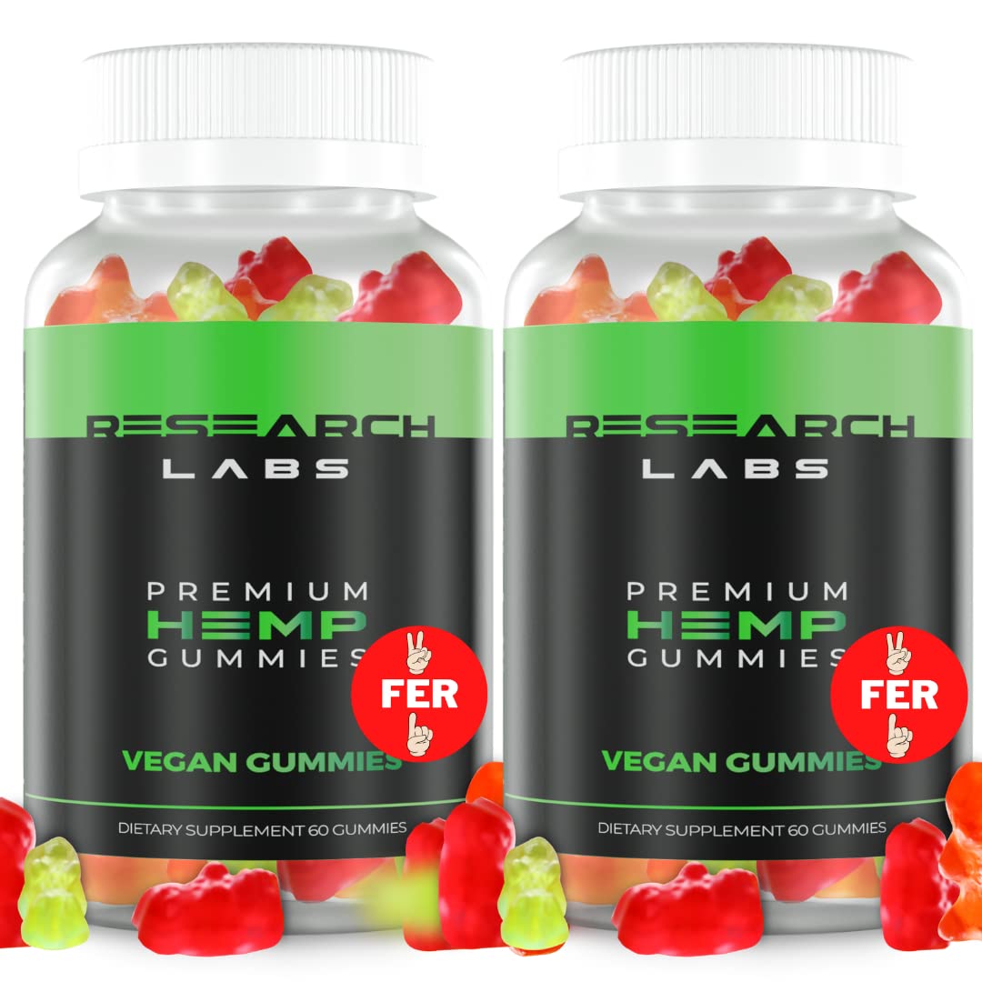 Research Labs Premium Hemp Gummies 120 Count