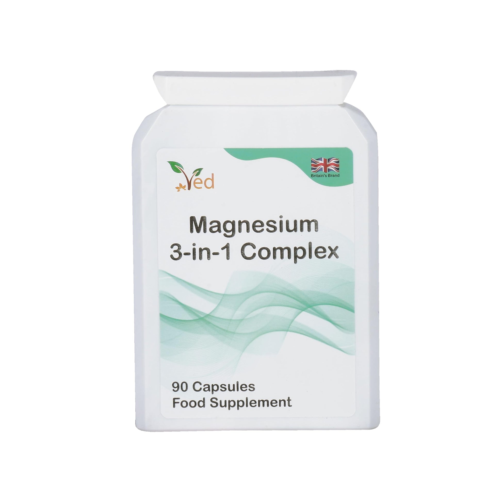 Ved Magnesium 3-in-1 Complex Capsules, 90 Count