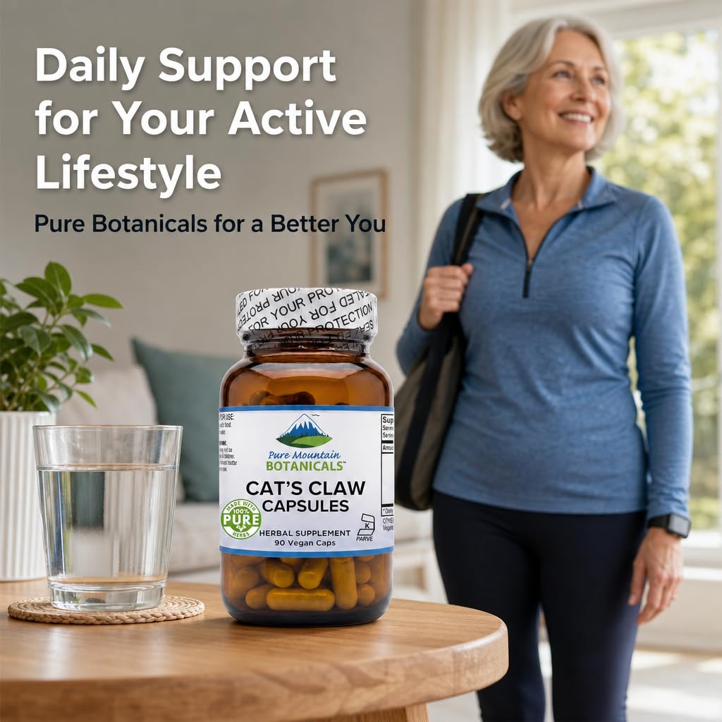 Pure Mountain Botanicals Cat’s Claw Capsules 90 Count