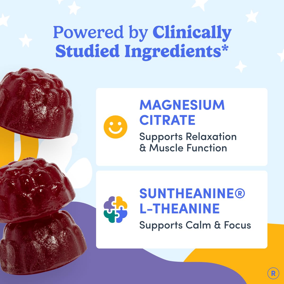 FIRST DAY Kids Magnesium Gummies, 60 Count