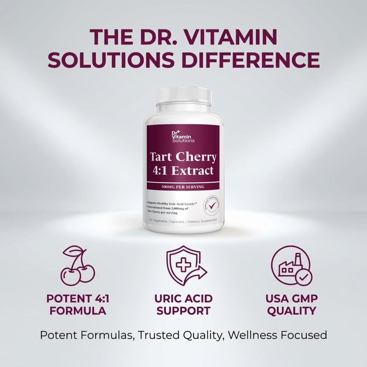 DR VITAMIN SOLUTIONS Tart Cherry Extract 60 Capsules