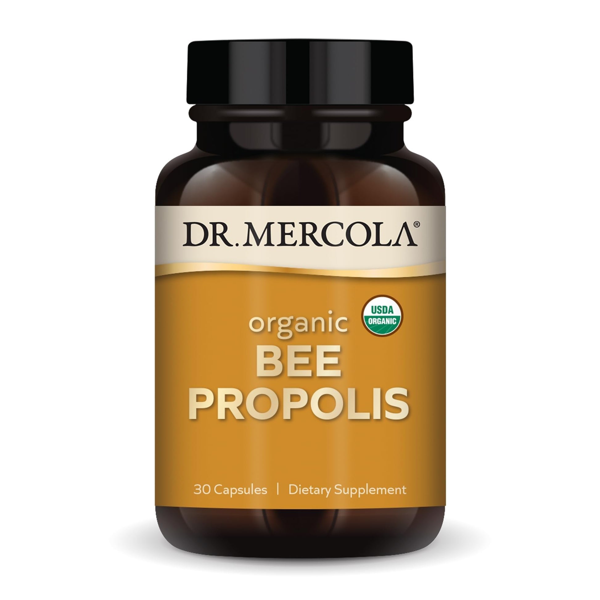 Dr. Mercola Organic Bee Propolis Capsules 30 Count