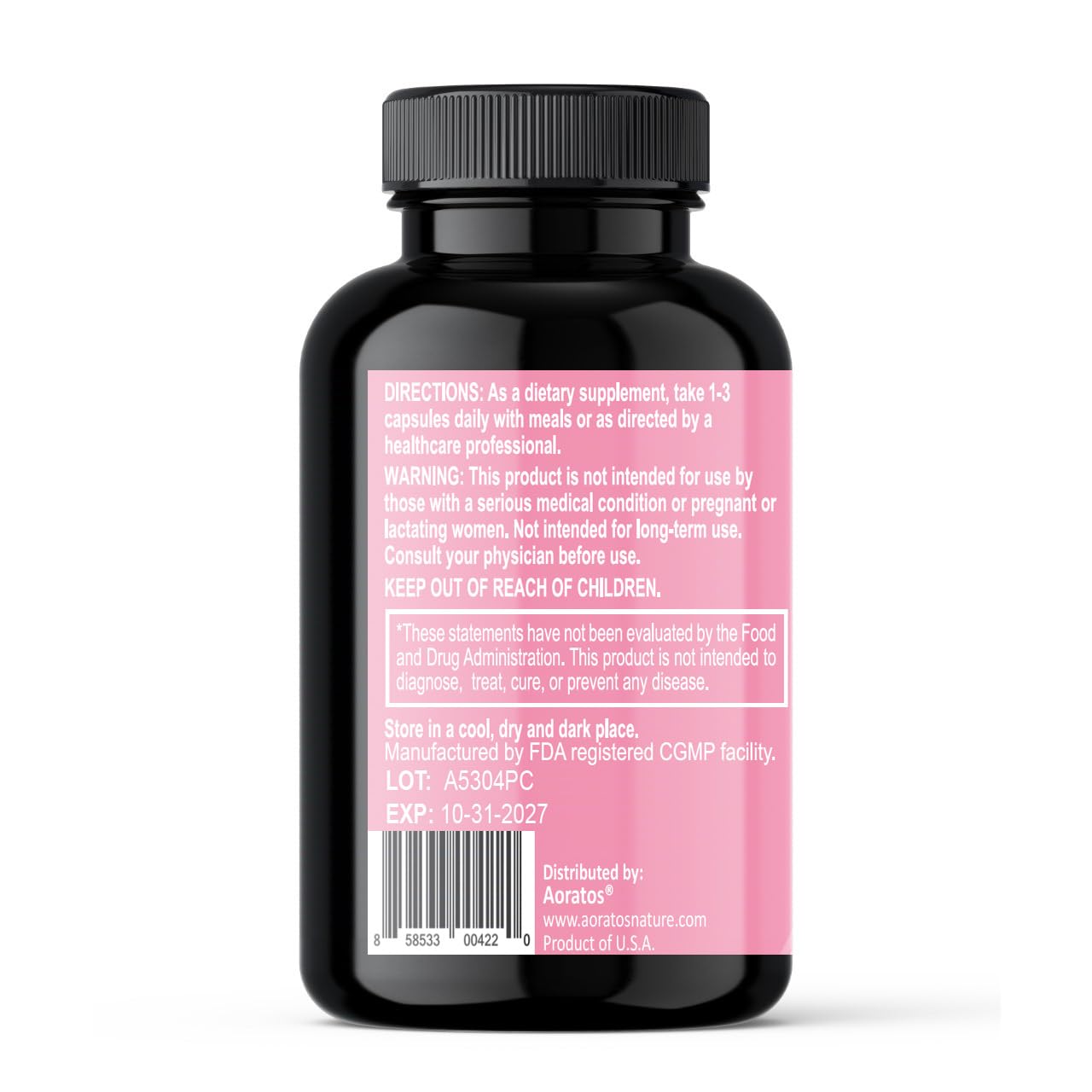 Aoratos Cissus Extract Capsules 100 Count