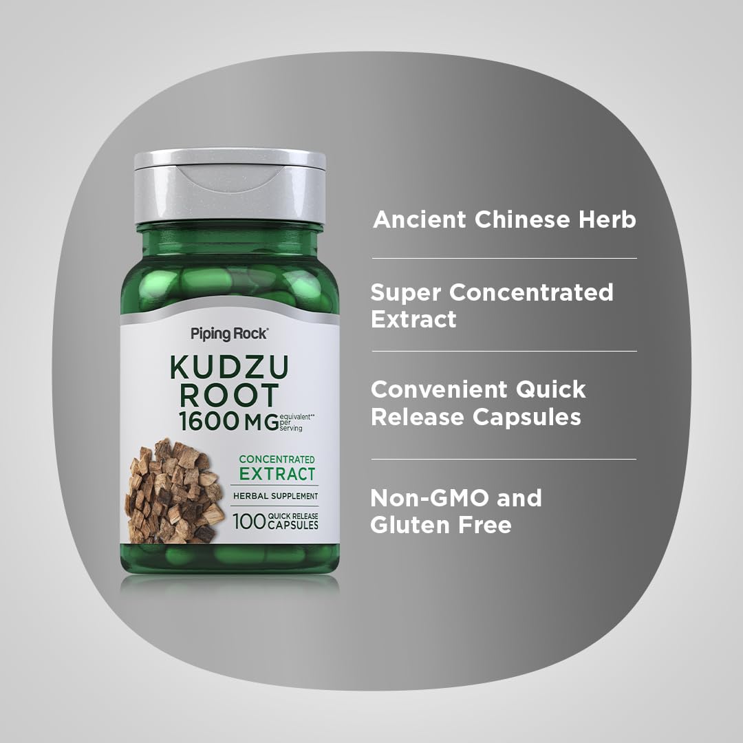 Piping Rock Kudzu Root Capsules 100 Count