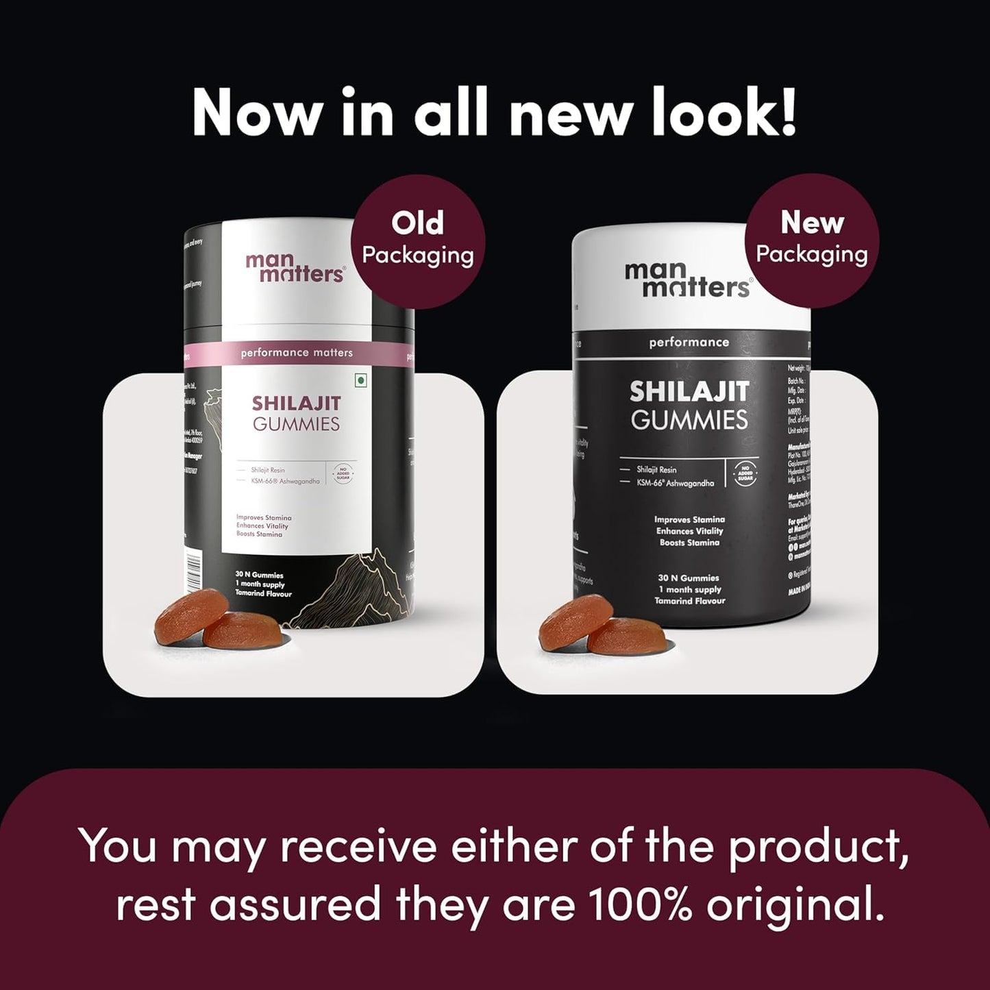 Generic Man Matters Shilajit Gummies for Men, 30 Gummies