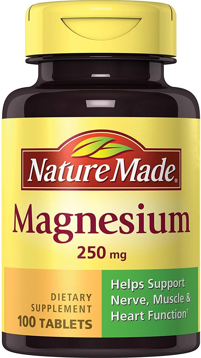 Nature Made Magnesium 250 mg Tablets 500