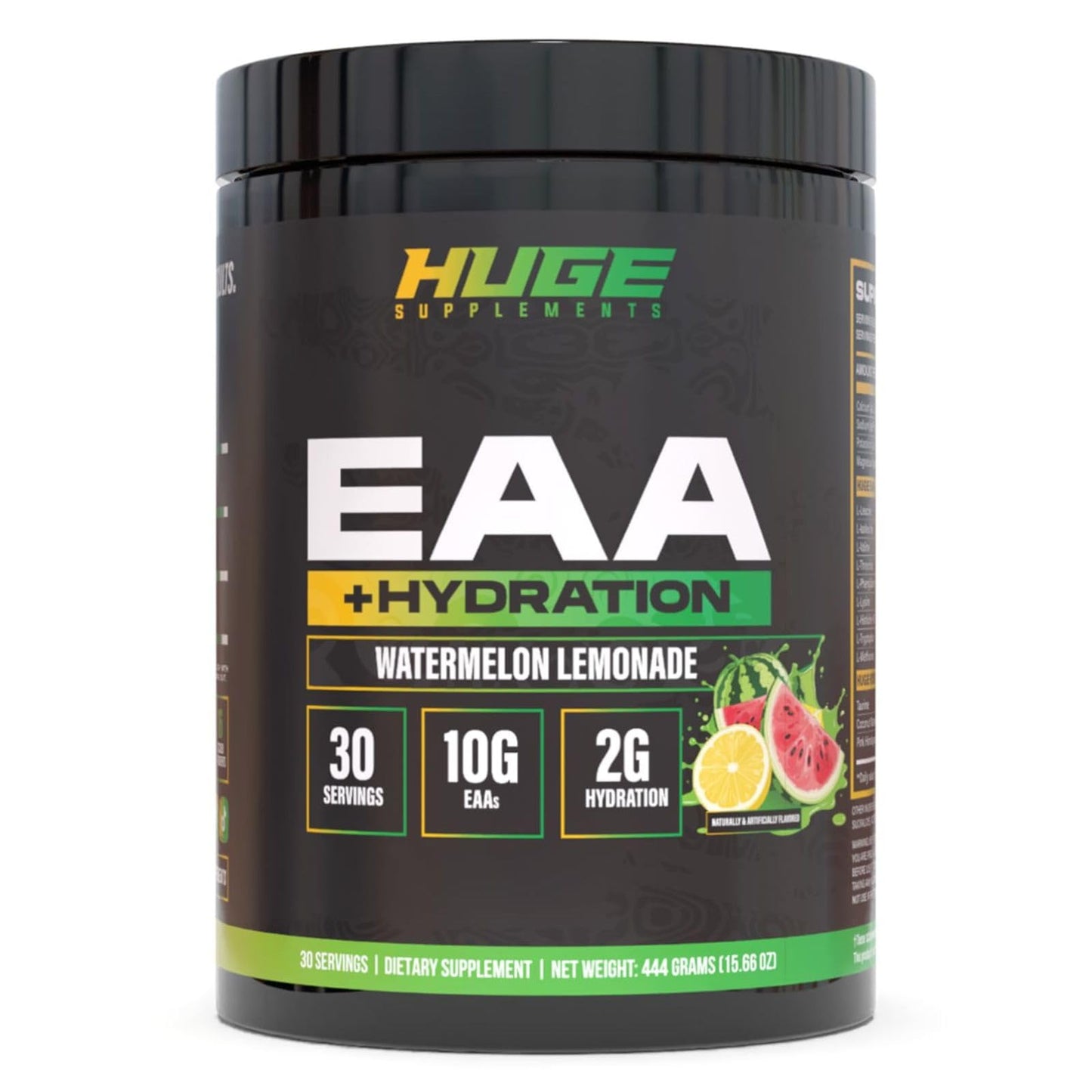 Huge Supplements EAA + Hydration Essential Amino Acids Powder, 15.6 Ounce