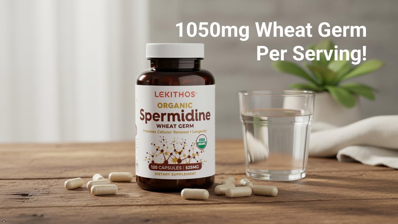 Lekithos Organic Spermidine Capsules 120 Capsules