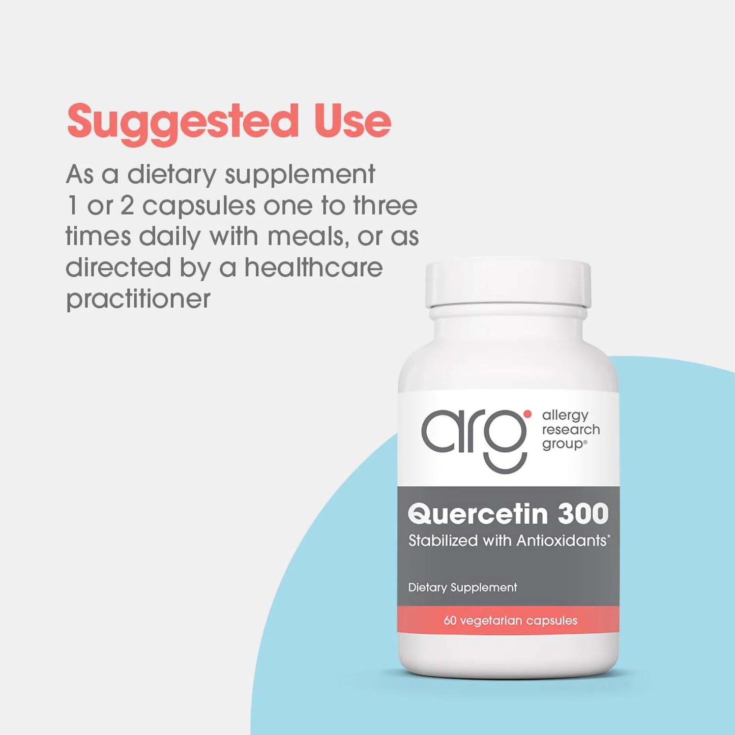 Allergy Research Group ARG Quercetin 300 Capsule, 60 Capsules
