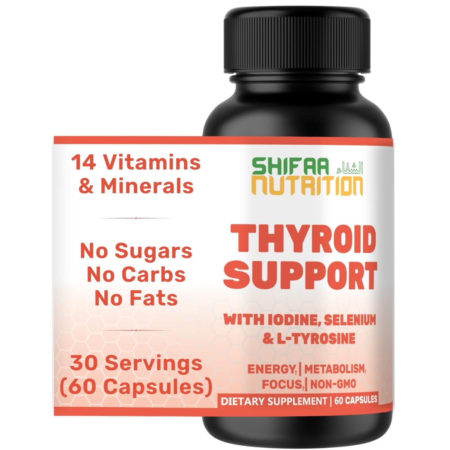 SHIFAA NUTRITION Thyroid Support Capsules 60 Capsules