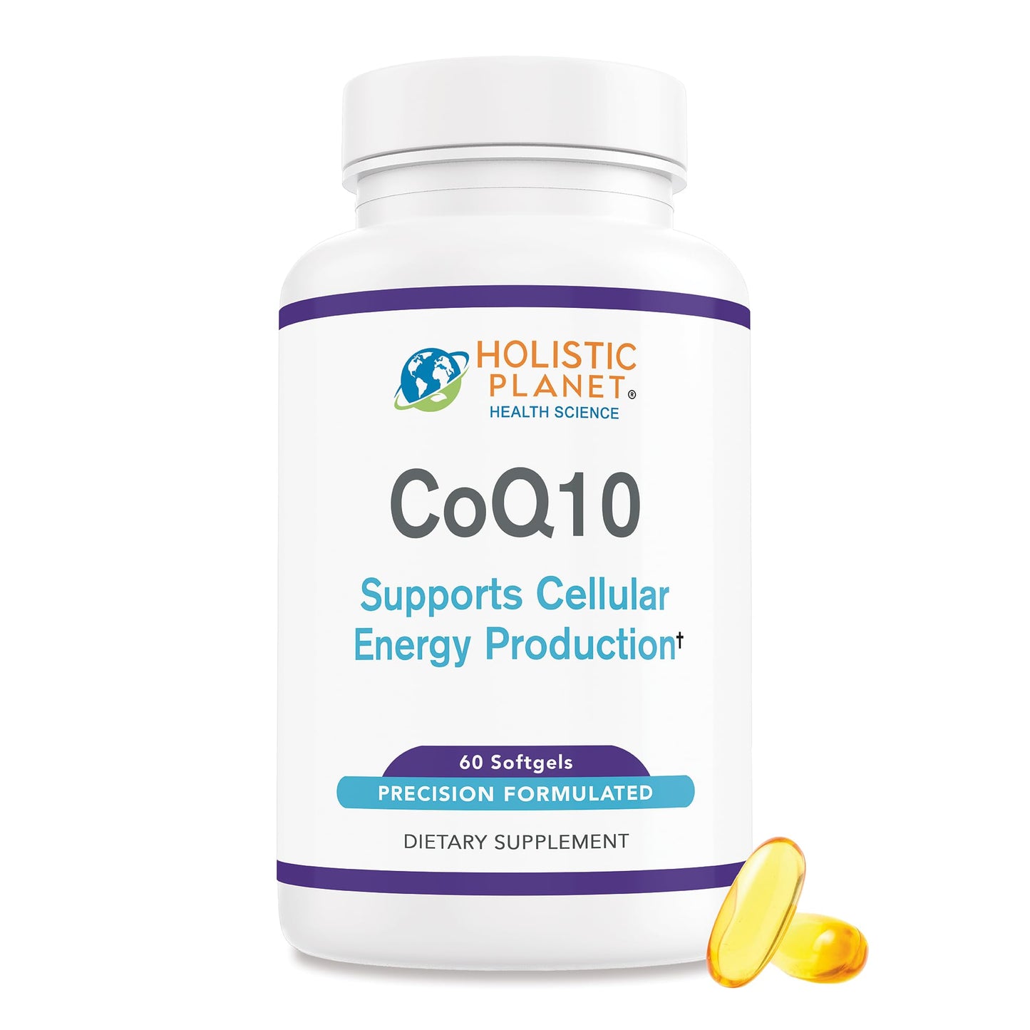Holistic Planet CoQ10 Ubiquinone Softgel 60 Count