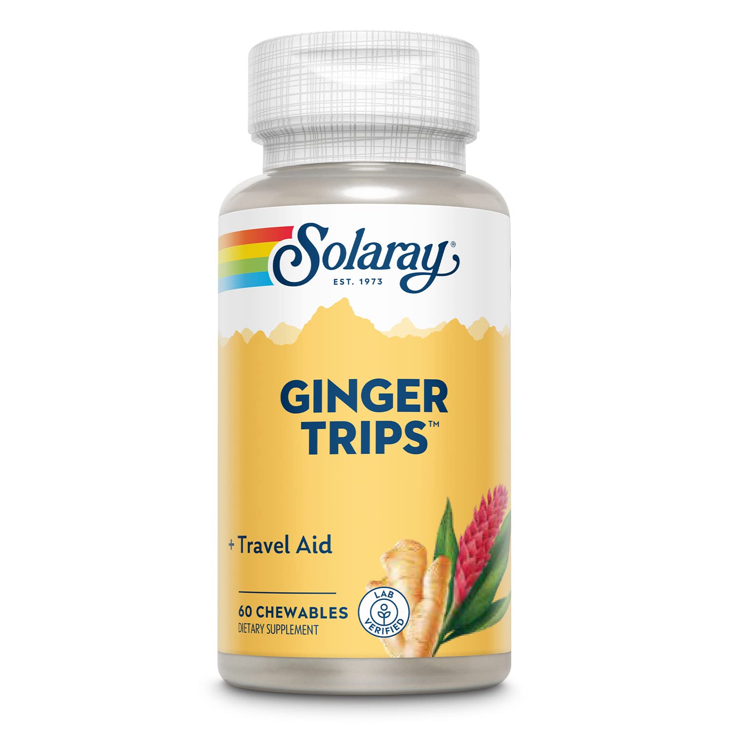 Solaray Ginger Trips 60 Tablets