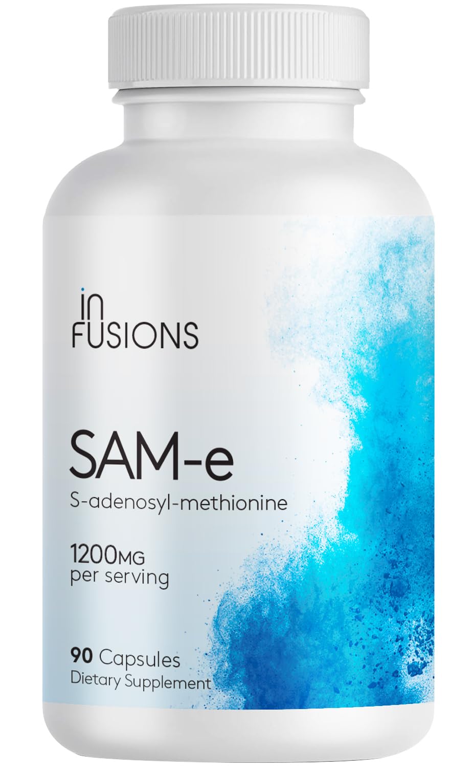 Infusions International Maximum Strength Pure SAM-e 1200mg Capsule, 90 Count