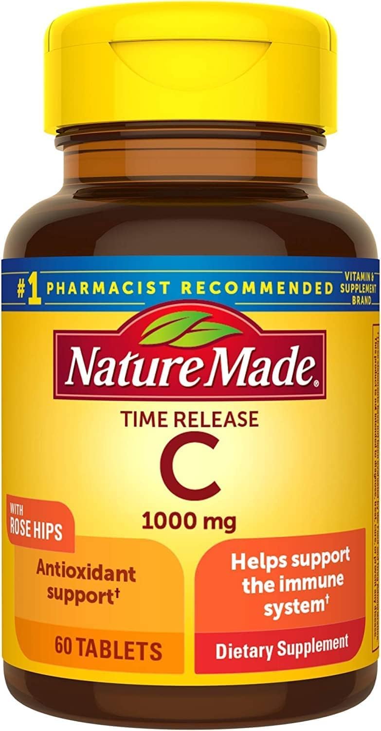 Nature Made Vitamin C 1000mg Dietary Supplement, 180 Tablets