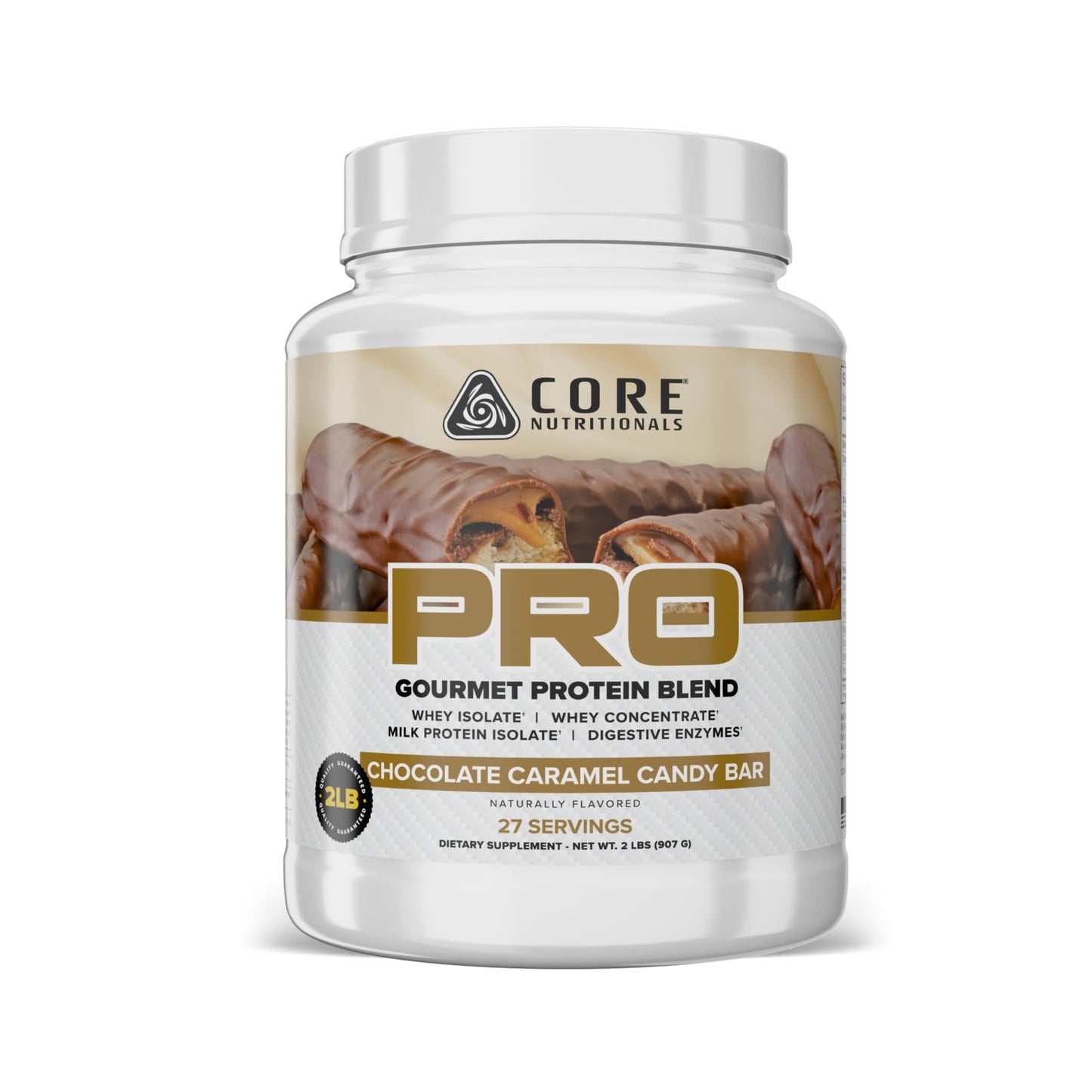 Core Nutritionals PRO Gourmet Protein Blend Protein Powder 32 Servings (Chocolate Caramel Candy Bar)