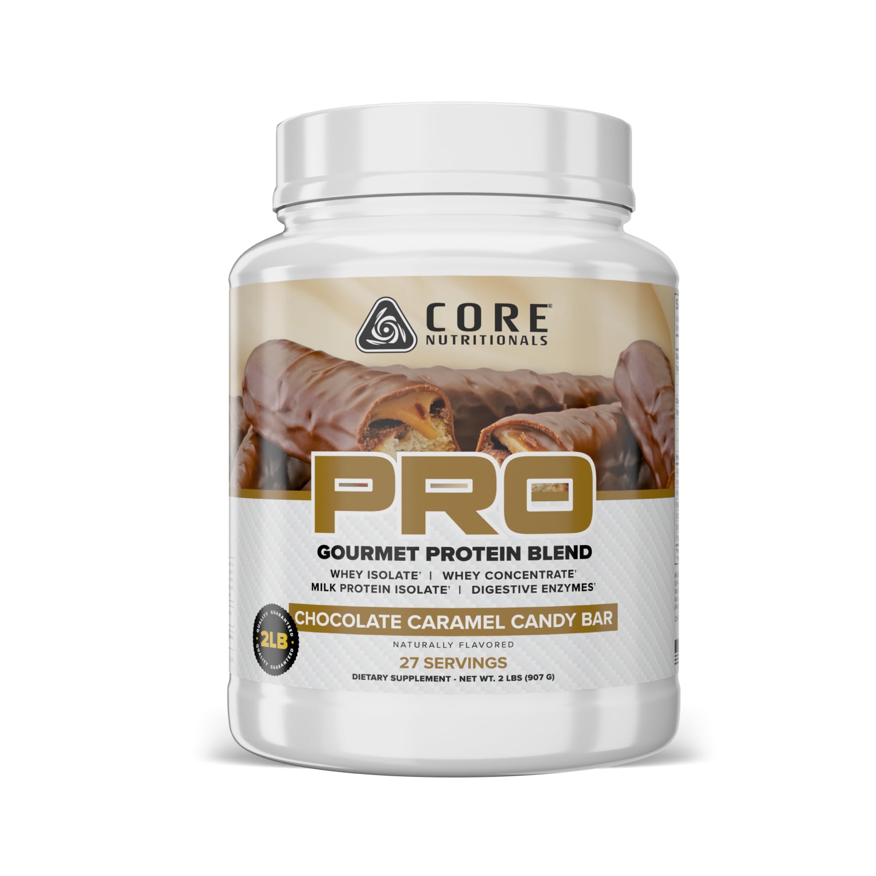 Core Nutritionals PRO Gourmet Protein Blend Protein Powder 32 Servings (Chocolate Caramel Candy Bar)
